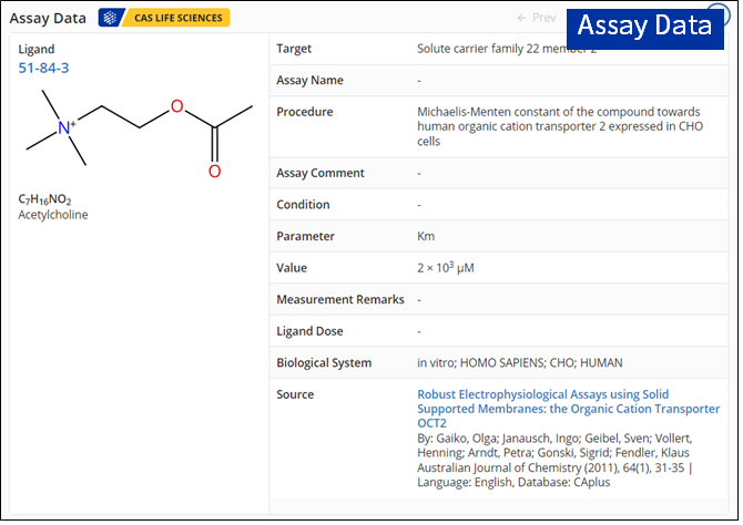 CAS Life Science Data