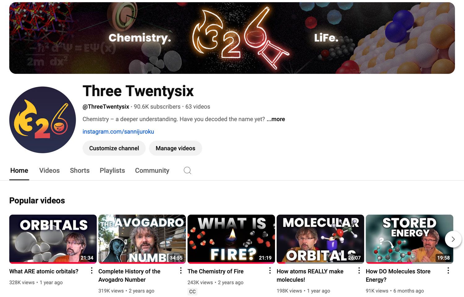 Three Twentysix’s homepage.